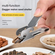 Stainless Steel Double Clip Melon Seed Shelling Machine Pine Nut Opening Artifact Clip Seed Peeler