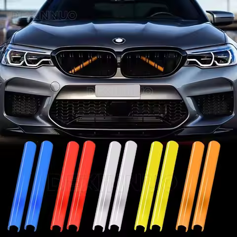 Car Front Grille Trim Strips For BMW E60 F07 F10 F20 F22 F25 F30 F32 F39 F44 F46 F48 G11 G12 G30 G32
