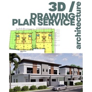 3d/drawing plan architecture autocad sketchup service