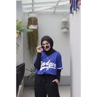 Baseball Shirt Dodgers Blue persib Baseball Shirt