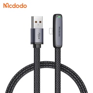 【1Yr Warranty】 MCDODO Zebra Series Type-C 90 Degree Data Cable 1.2m 1.8m Compatible for 36W Type-C C