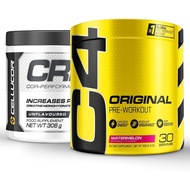Cellucor Pre Workout  Creatine Bundle, C4 Original Pre Workout Powder, Watermelon, 30 Serings  Cor P