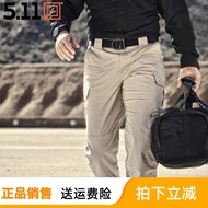Genuine American 5.11 Elastic Cotton Check Wear-Resistant Casual Pants Overalls 511 Striker Tactical