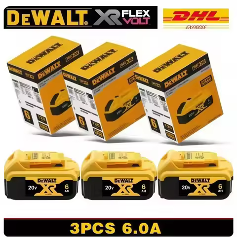 Q Original DeWalt 6Ah/5Ah/ 20V battery replaceable DCD887 DCD805 DCF860 Dcd796 DCG406 DCF880 DCF512 