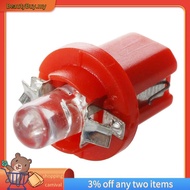 [In Stock]LED counter dashboard B8 BULB - 5 d T5 with support Red TUNING auto car light