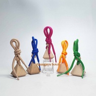 10 Ml Hanging Perfume Glass Bottle Triangular Wooden Lid Box / Glass Bottle / Car Perfume Glass Bott