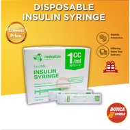 Indoplas Insulin Syringe Box of 100