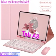 ✿Galaxy Tab A8 Case With Keyboard For Samsung Galaxy Tab A8 10.5 2022 SM-X200 SM-X205 Magnetic detachable Wireless Bluet