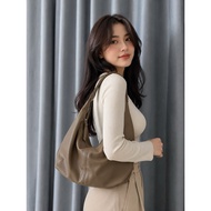 YN161 BUCKS & LEATHER SEOUL BROWN SHOULDER BAG