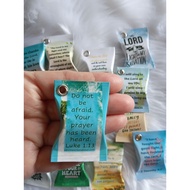 Bible Verse Trinket Keychain