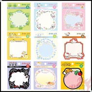 30Sheets/set ✿ Sanrio Q-2 Sticky Notes ✿ Hello Kitty / Little Twin Stars / Gudetama / Cinnamonroll / My Melody / PomPomPurin N Times Sticky Cartoon Sticky Memo Note Pad Stickers