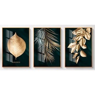 TS Collage Photo Card Art Decor Luxery Gold |Plant Series LGP4 LGP5