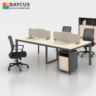 1.4m Office Workstation for 4 Persons | Free Delivery and Installation | Open Plan Workstation Desig