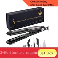 YQ5 2 in 1 Steam Hair Straightener Professional Ceramic Vapor Fast Electric Hair Straightening and Curls Iron Curling St