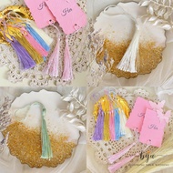 2pcs Tassel/Tassel color Rope Tassel property Wedding Keepsake beautiful Wedding decoration aestheti