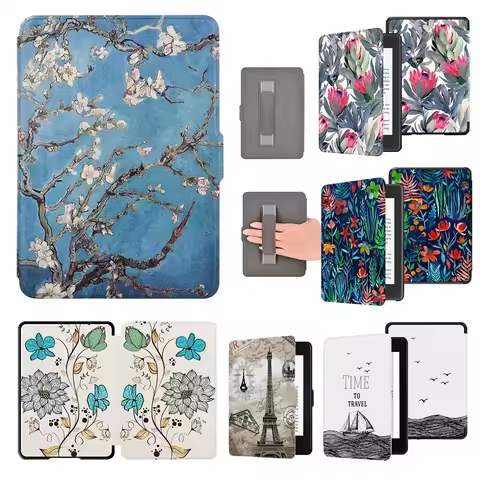 Leather Case with Hand Belt for Kindle Paperwhite 11th Generation Case 6.8 Inch 2021 M2L3EK M2L4EK K