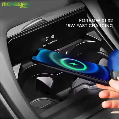 Wireless Charger For BMW X1 F48 F49 X2 F39 2016-2021 15W Fast Car Mobile Charging Phone Holder usb C