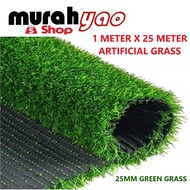 Rumput Tiruan 25MM x 1M x 25M Artificial Grass Fake Synthetic Green Grass Carpet Roll