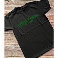 Ivory Coast Souvenir T-shirts for Men and Women. Varsity Style Shirts