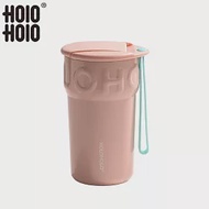 【HOLOHOLO】ICE CREAM 甜筒陶瓷咖啡保溫杯（390ml／7色） 草莓優格 (粉)