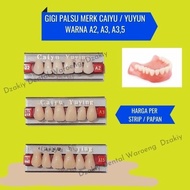 gigi palsu caiyu depan atas anterior dental