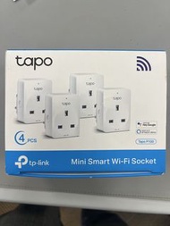 (Original $500) Tapo P100 , wifi socket, smart, apps control, 智能無線插座。 一盒四個，全新，只開盒檢查。 100%work