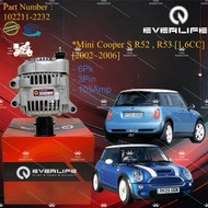 {102211-2232} Alternator Mini Cooper S R52 , R53 1.6CC ''2002~2006''' [ Engine W11B16A ] [6Pk] [3Pin