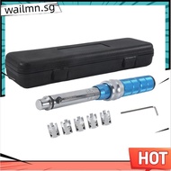 Spoke Torque Wrench 2-10 NM Motorcycle Spoke Wrench Set Steel Torque Wheel Spoke Spanner with Storag