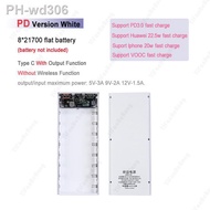 21700 Flashlight Battery Charger Box Power Bank Holder DIY Shell Case Dual USB 8x21700 Battery Shell