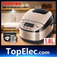 Toshiba Rice Cooker RC-18DR1NMY Bincho Charcoal Series 1.8L Rice Cooker 4.0mm toshiba rice cooker RC