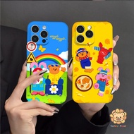 Wiggle Wiggle Bear Liquid Silicone Mobile Phone Case Full-Body Protection Shockproof TPU Soft Rubber