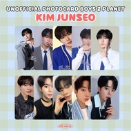 KIM JUNSEO ALD1/ ALPHA DRIVE ONE/ BOYS 2 PLANET/ BOYS II PLANET/ BOYS PLANET 2/ WEI PHOTOCARD UNOFFI