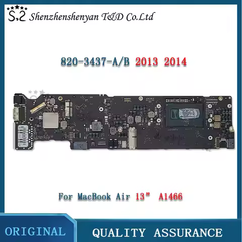 Laptop A1466 Motherboard For MacBook Air 13" A1466 Logic Board 2013 2014 4G 8G RAM 820-3437-A/B EMC 