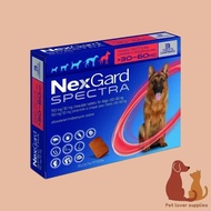 [SG Stock]Nexgard Spectra Fleas Ticks Mites Heartworm Prevention for Extra Large Dog (30-60Kg) EXP 0