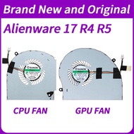Laptop CPU GPU Cooling Cooler Fan DELL Alienware 17 R4 R5 P31E MG75090V1-C060-S9A MG75090V1-C070-S9A