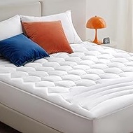 Bedsure Full Size Mattress Pad - Quilted Fitted Mattress Topper Protector with 8-21 Inches Deep Pock
