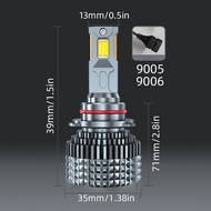 Illumitec ไฟหน้า LED F9 220W หลอดไฟสว่างจ้า69800LM 6000K หลอดไฟสีขาวรถยนต์ H4 H9 H8 H7 H11 9005 9006 9012 H1 (รับประกัน2ปี50000ชม.)