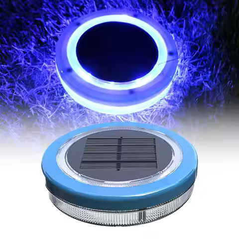Solar Floating Pool Light Floating Underwater Light Waterproof Solar Floating Pool Lamp Swimming Poo