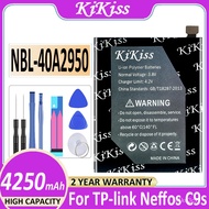 NBL-40A2950 Baery For TP- Neffos C9s TP7061C TP7061A/C9 MAX C9MAX TP7062A Mobile one NEW 4250mAh Baeria   Free Tools