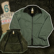 แจ็คเก็ตเดินป่า แจ็คเก็ตวินเทจ 60s 70s UGECO Paris Vintage Military French Jacket Elless Zipper แจ็ค