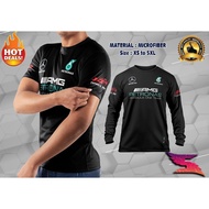 2026 การจัดส่งที่รวดเร็วMicrofiber QualityBaju Tshirt V1 AMG Formula One F1 Racing Team Motor Sport 