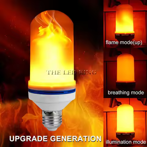 Wholesale 3W 9W 15W E27 E14 B22 Flame Bulb 85-265V Dimmable LED Flame Effect Fire Light Bulb Flicker