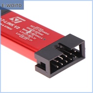 XUNYU3 ST LINK STLINK V2โปรแกรมจำลอง STM32 STM8ขนาดเล็กดาวน์โหลดโปรแกรมเมอร์พร้อมฝาครอบ Dupont CABLE