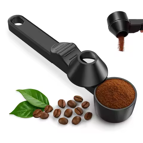 Reusable Leakproof Coffee Gram Scoop Kitchen Protein Powder Measuring Spoon Milk&Supplements Sliding