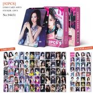 92pcs/box BM AHYEON DRIP Ghost Lomo Cards Stickers BABYMONS7ER Album SHEESH CLIK CLAK Photocards RAM