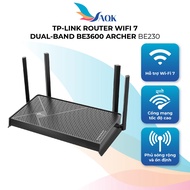 TP-Link Router Wifi 7 Dual-Band BE3600 Archer BE230 wireless network Router - Genuine product