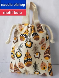 Tas Serut Motif - Tote Bag Mini Serbaguna Cocok Untuk Remaja Dan Dewasa Praktis Di Bawa kemana Aja