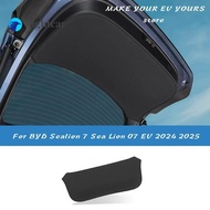 FT For BYD Sealion 7 Sea Lion 07 EV 2024 2025 Rear Trunk Door Leather  Protective Sticker Anti-dirty