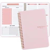 Weekly Planner Agenda A5 Notebook Planner Pouch 52 Weeks Planner Schedules Stationery Scho