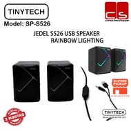 Tinytech Jadel S-526 Rainbow Lighting Speaker (USB Powered - Aux Input)